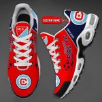 Chicago Fire FC MLS Air Max Plus Sport Sneakers For Fan Gifts