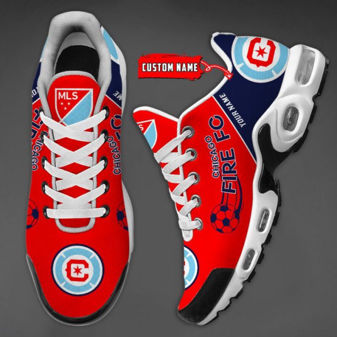 Chicago Fire Fc Mls Air Max Plus Sport Sneakers For Fan Gifts