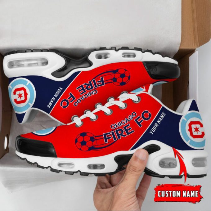 Chicago Fire Fc Mls Air Max Plus Sport Sneakers For Fan Gifts