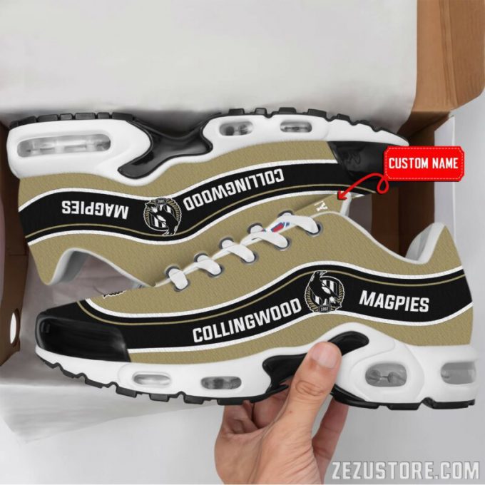 Collingwood Magpies Premium Air Max Plus Sport Sneakers For Fan Gifts