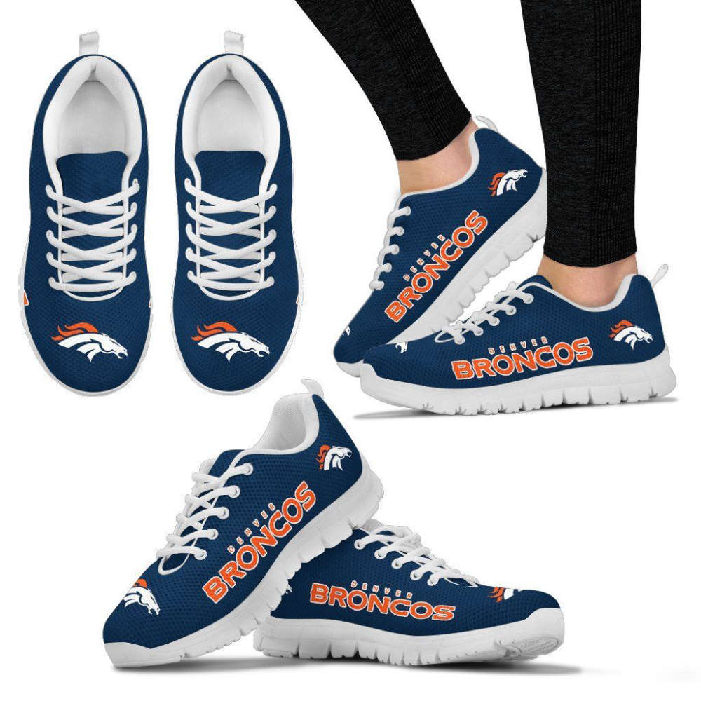 Denver Broncos Unisex Running Shoes For Fans Gifts