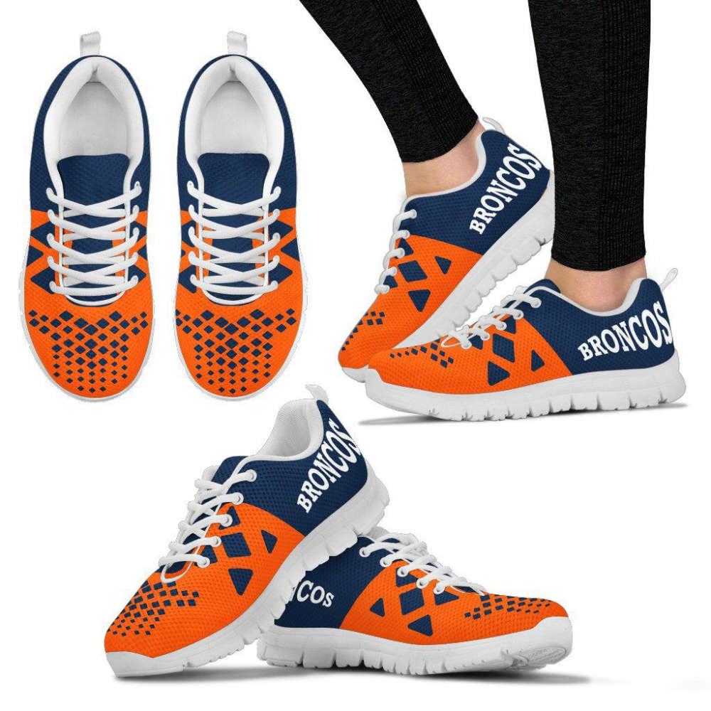 Denver Broncos Unisex Running Shoes For Fans Gifts