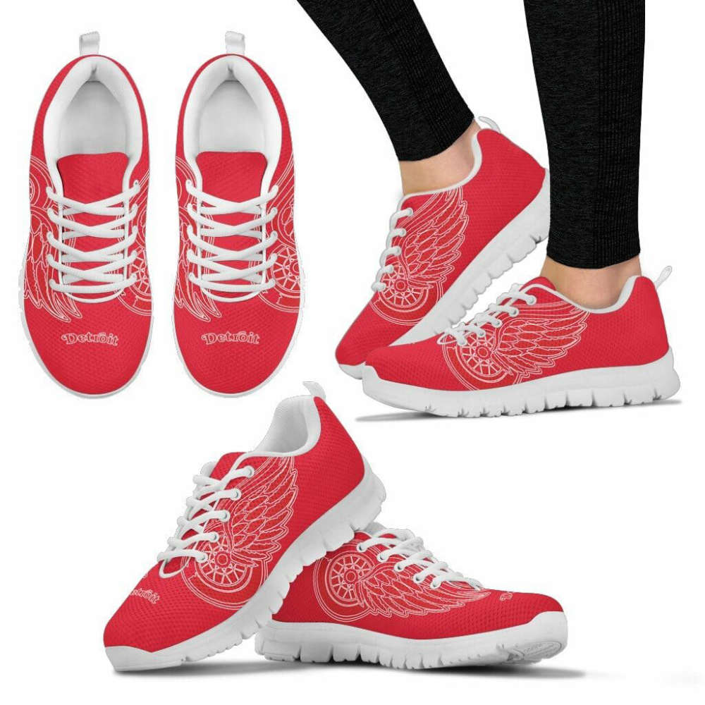 Detroit Red Wings Unisex Running Shoes For Fans Gifts