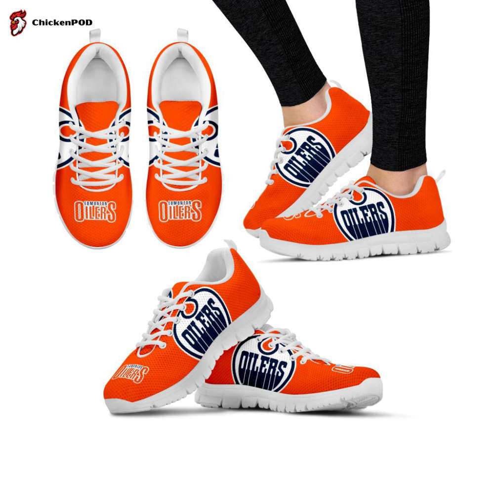 Edmonton Oilers Unisex Running Shoes For Fans Gifts