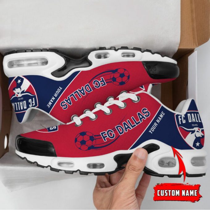 Fc Dallas Mls Air Max Plus Sport Sneakers For Fan Gifts