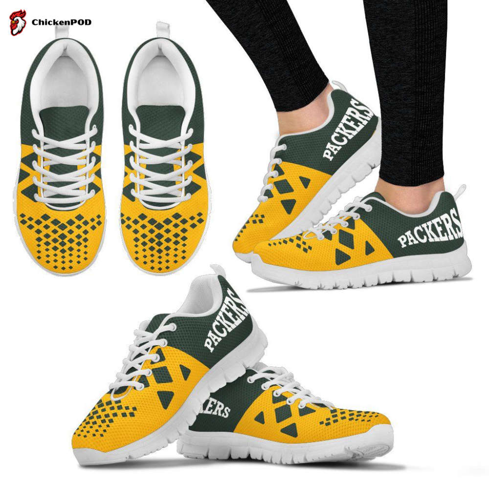 Green Bay Packers Unisex Running Shoes For Fans Gifts