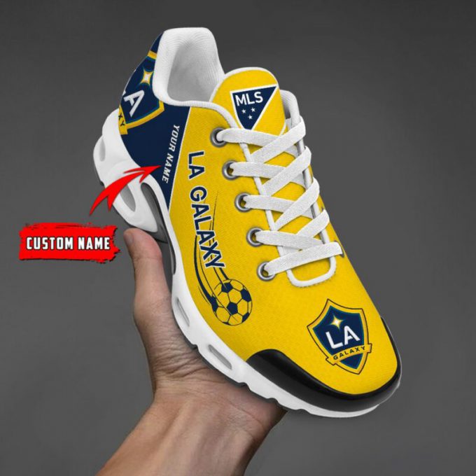 La Galaxy Mls Air Max Plus Sport Sneakers For Fan Gifts