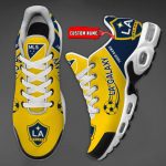 LA Galaxy MLS Air Max Plus Sport Sneakers For Fan Gifts