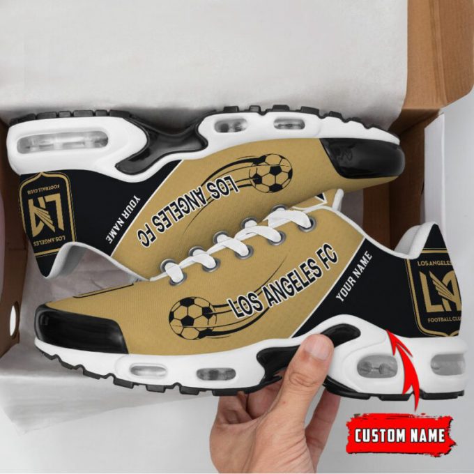 Los Angeles Football Club Mls Air Max Plus Sport Sneakers For Fan Gifts