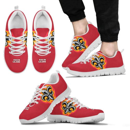 Louisiana Raginâ€™ Cajuns Red Unisex Running Shoes For Fans Gifts