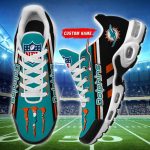 Miami Dolphins NFL Air Max Plus Sport Sneakers For Fan Gifts