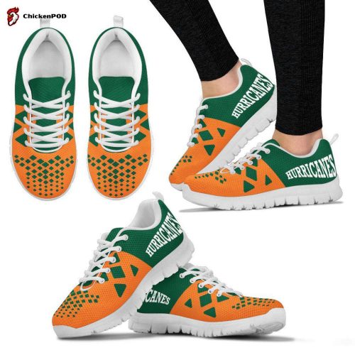 Miami Hurricanes Unisex Running Shoes For Fans Gifts