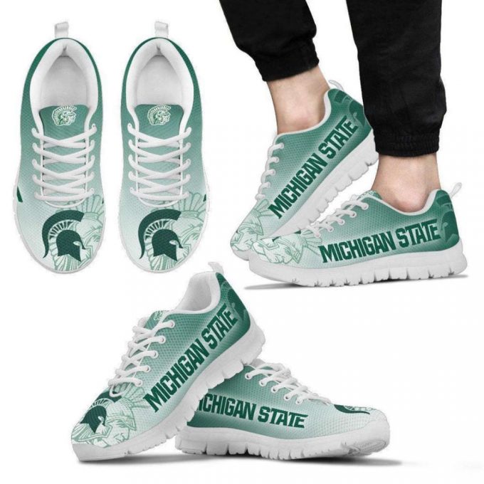 Michigan State Spartans Unisex Running Shoes For Fans Gifts