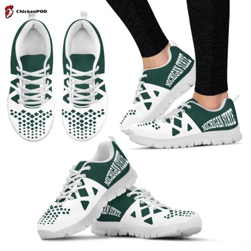 Michigan State Spartans Unisex Running Shoes For Fans Gifts