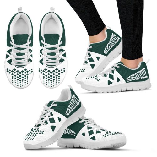 Michigan State Spartans Unisex Running Shoes For Fans Gifts