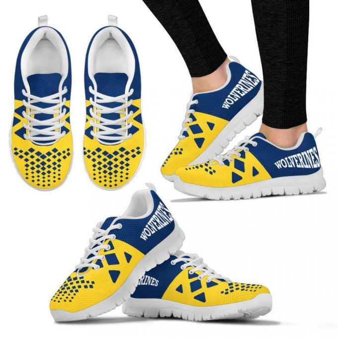 Michigan Wolverines Unisex Running Shoes For Fans Gifts