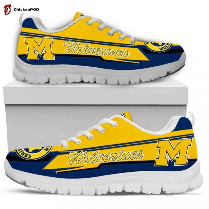 Michigan Wolverines Unisex Running Shoes For Fans Gifts