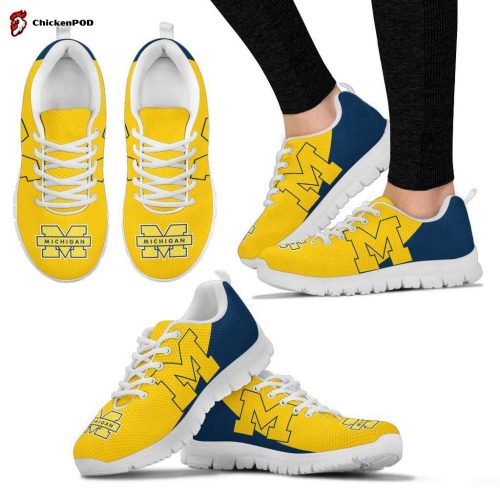 Michigan Wolverines Unisex Running Shoes For Fans Gifts