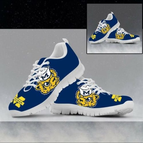 Michigan Wolverines Unisex Running Shoes For Fans Gifts