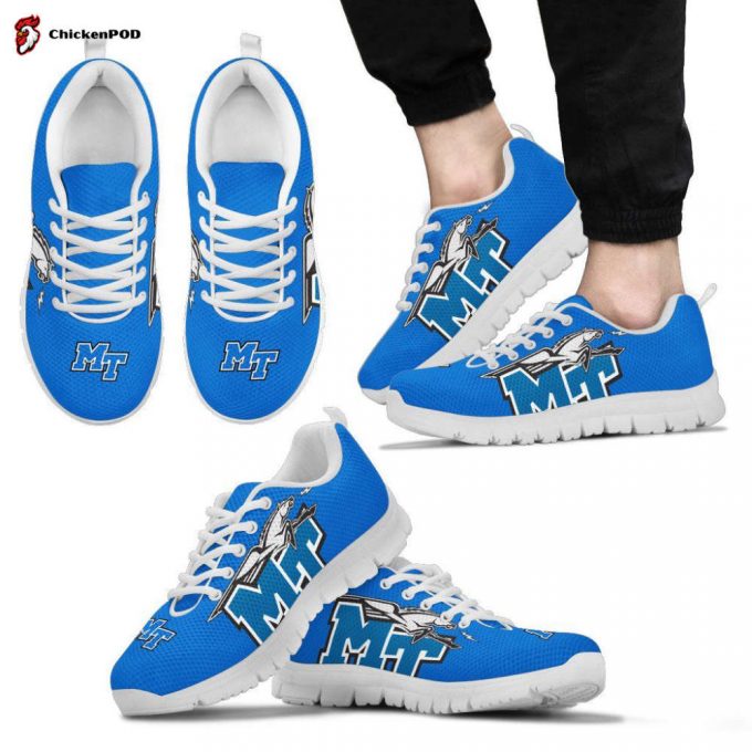 Middle Tennessee State Blue Raiders Unisex Running Shoes For Fans Gifts