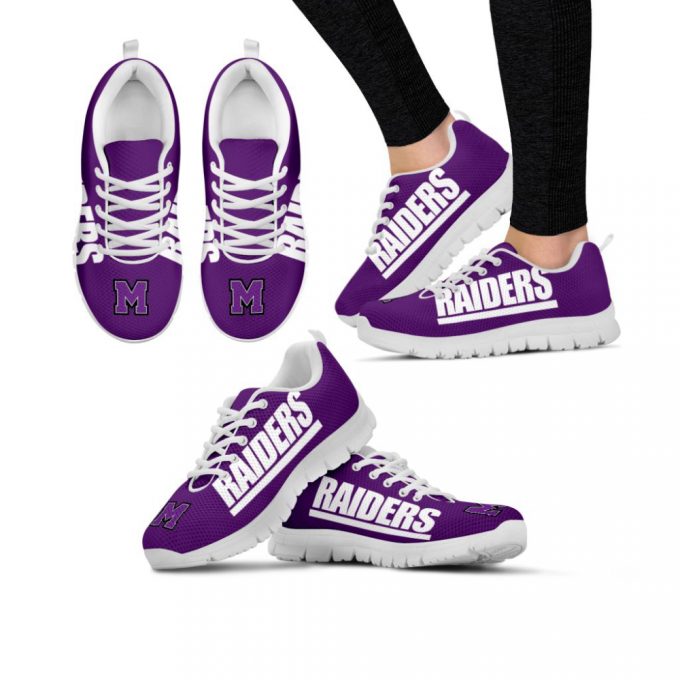 Mount Union Purple Raiders Unisex Running Shoes For Fans Gifts