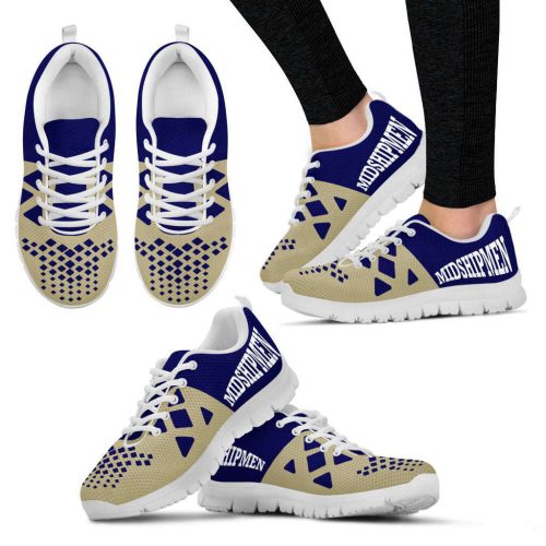 Navy Midshipmen Unisex Running Shoes For Fans Gifts