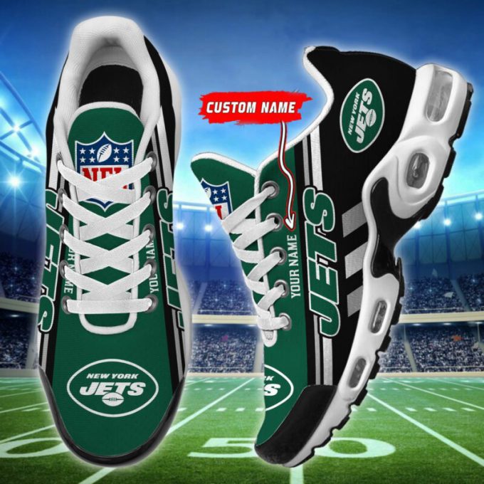 New York Jets Nfl Air Max Plus Sport Sneakers For Fan Gifts