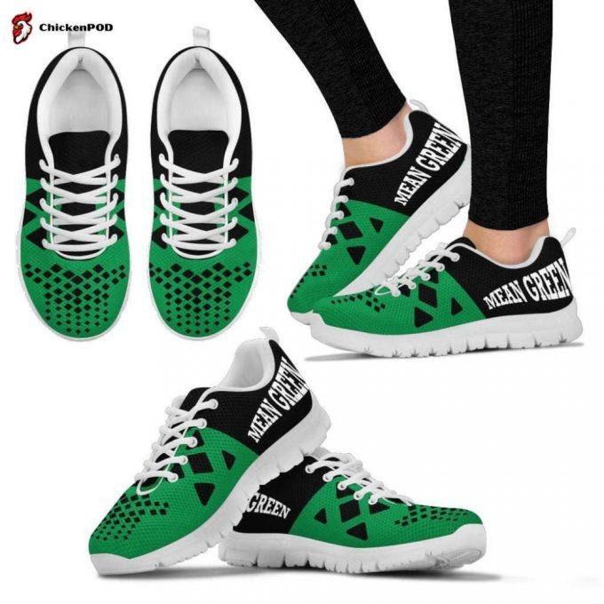 North Texas Mean Green Unisex Running Shoes For Fans Gifts