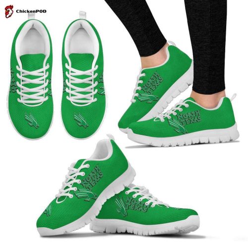 North Texas Mean Green Unisex Running Shoes For Fans Gifts