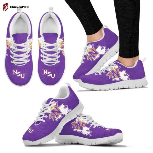 Northwestern State Demons Unisex Running Shoes For Fans Gifts