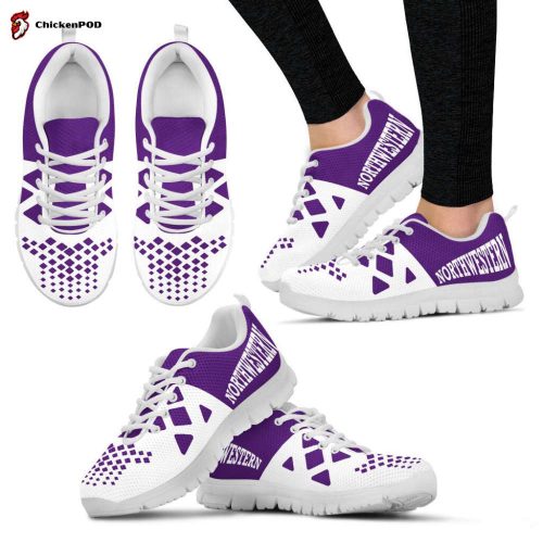 Northwestern Wildcats Unisex Running Shoes For Fans Gifts