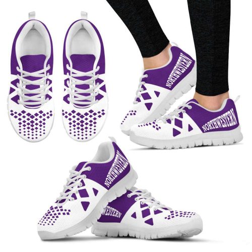 Northwestern Wildcats Unisex Running Shoes For Fans Gifts