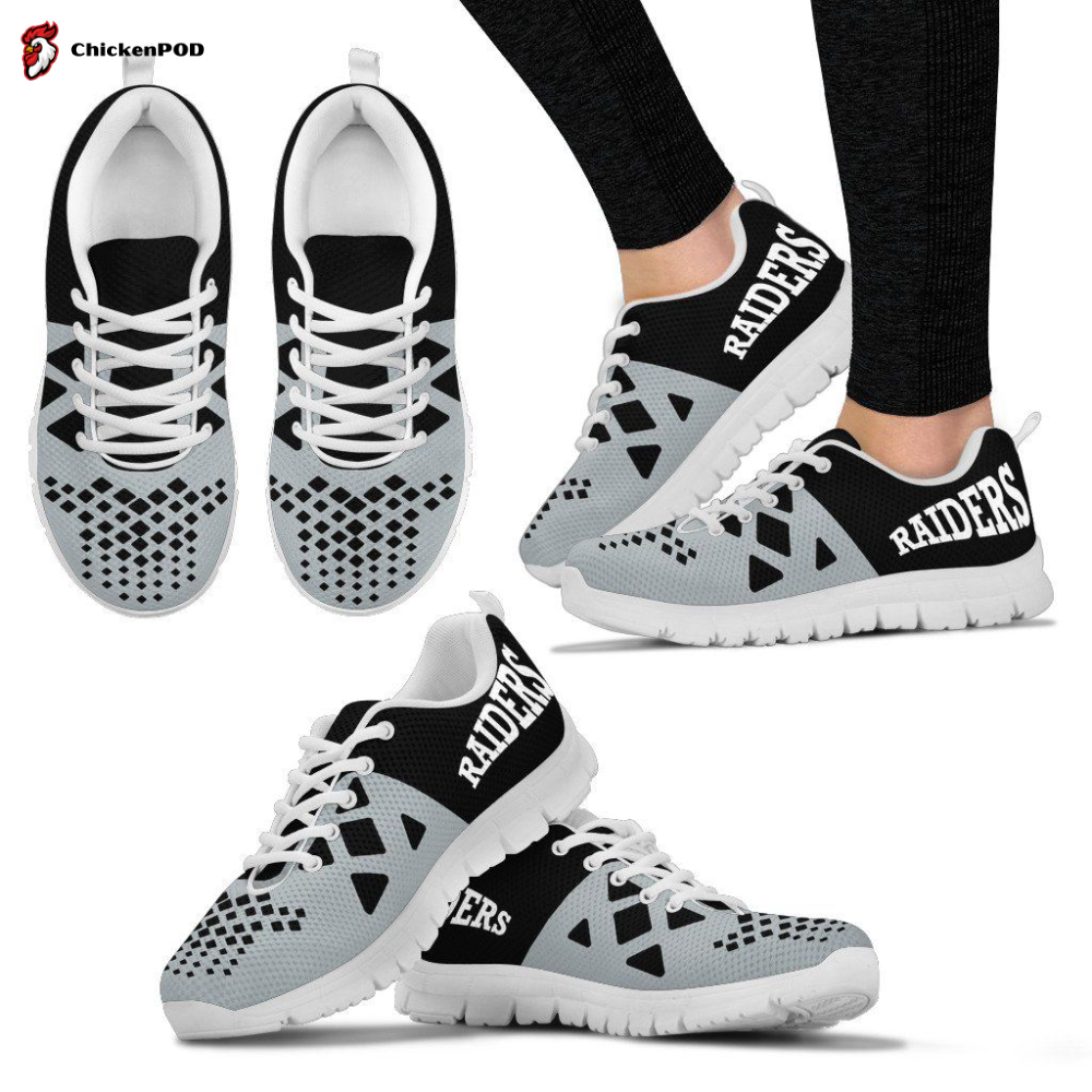 Oakland Raiders Unisex Running Shoes For Fans Gifts