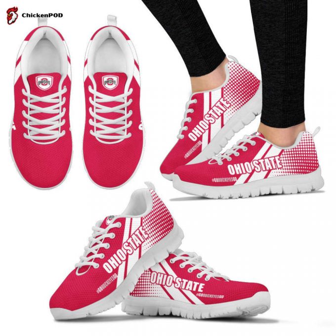 Ohio State Buckeyes Unisex Running Shoes For Fans Gifts