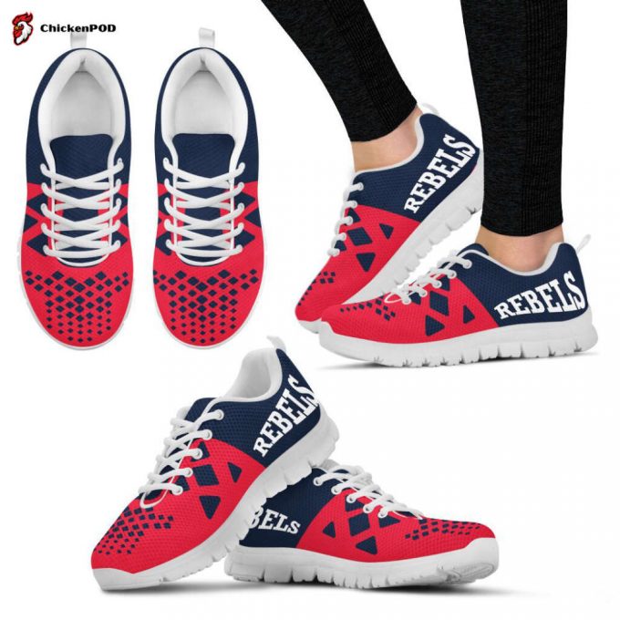 Ole Miss Rebels Unisex Running Shoes For Fans Gifts