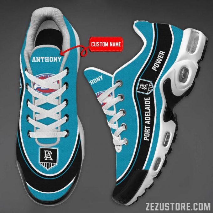 Port Adelaide Power Premium Air Max Plus Sport Sneakers For Fan Gifts