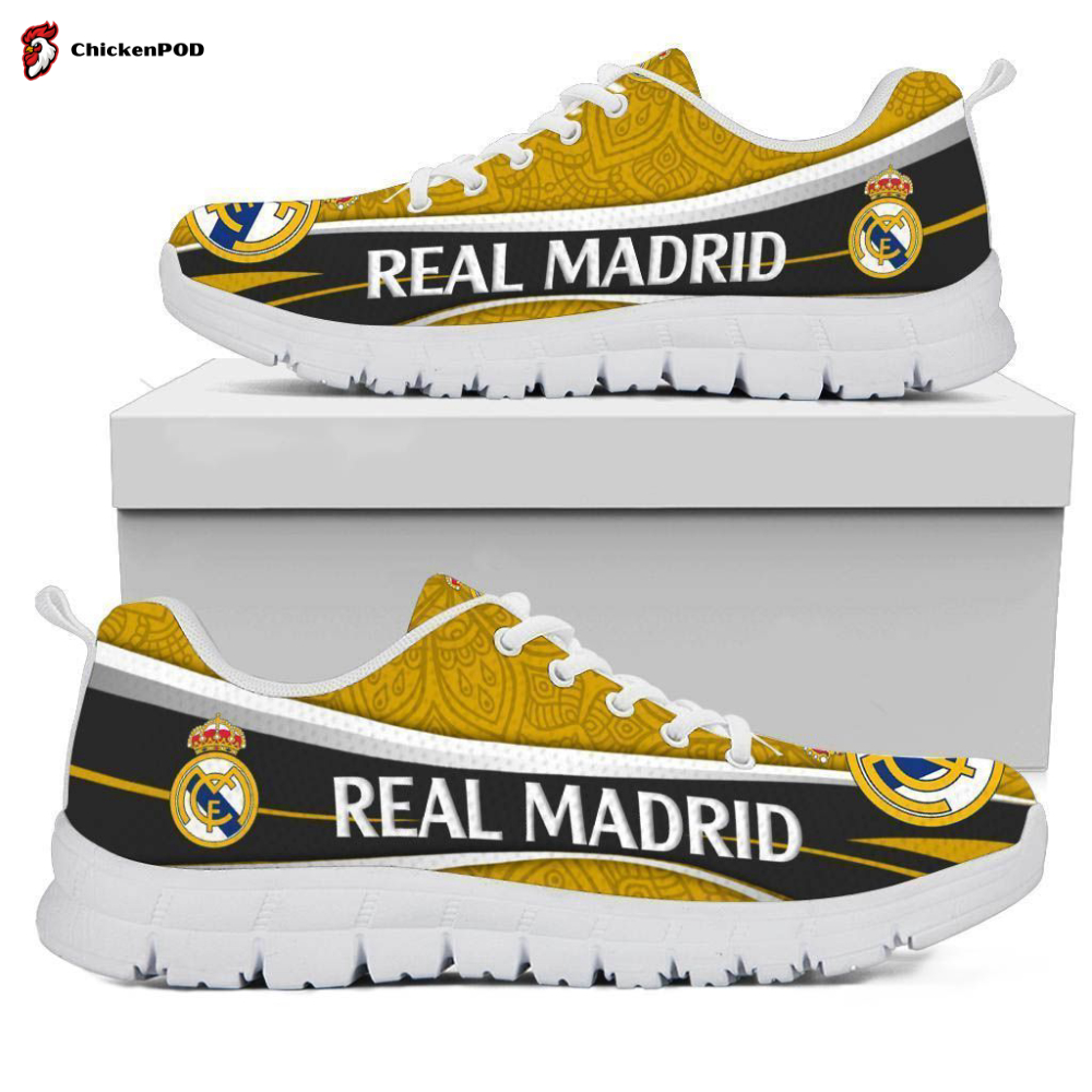 Real Madrid Unisex Running Shoes For Fans Gifts