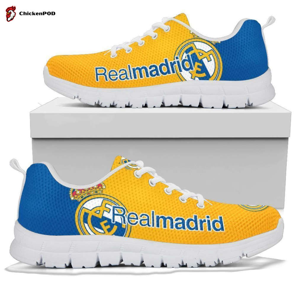 Real Madrid Unisex Running Shoes For Fans Gifts