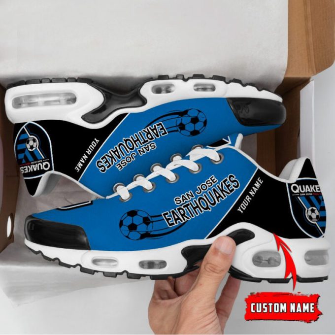 San Jose Earthquakes Mls Air Max Plus Sport Sneakers For Fan Gifts