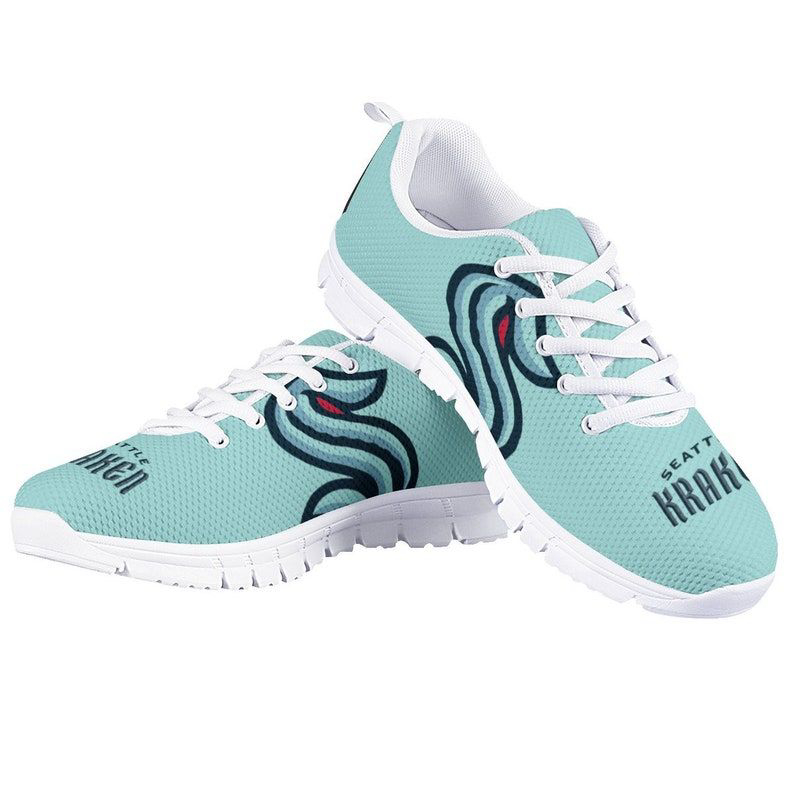 Seattle Kraken Ice Blue Unisex Running Shoes For Fans Gifts