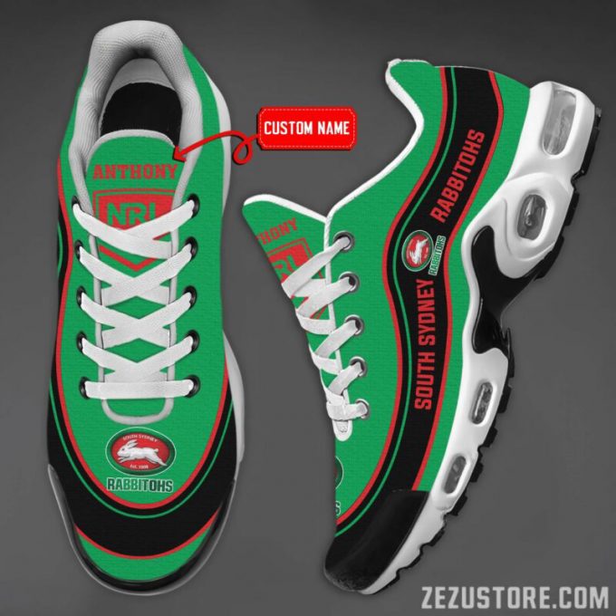 South Sydney Rabbitohs Premium Air Max Plus Sport Sneakers For Fan Gifts