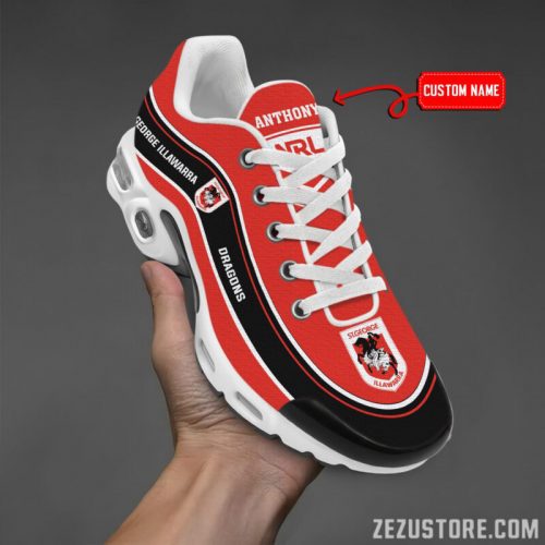 St George Illawarra Dragons Premium Air Max Plus Sport Sneakers For Fan Gifts