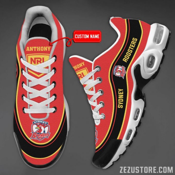 Sydney Roosters Premium Air Max Plus Sport Sneakers For Fan Gifts