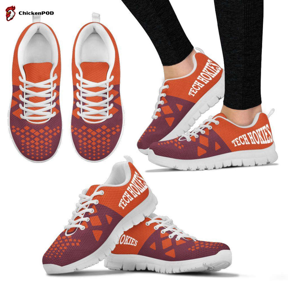 Virginia Tech Hokies Unisex Running Shoes For Fans Gifts