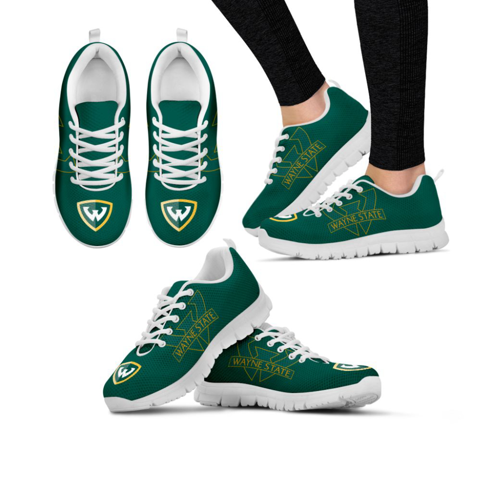 Wayne State Warriors Unisex Running Shoes For Fans Gifts