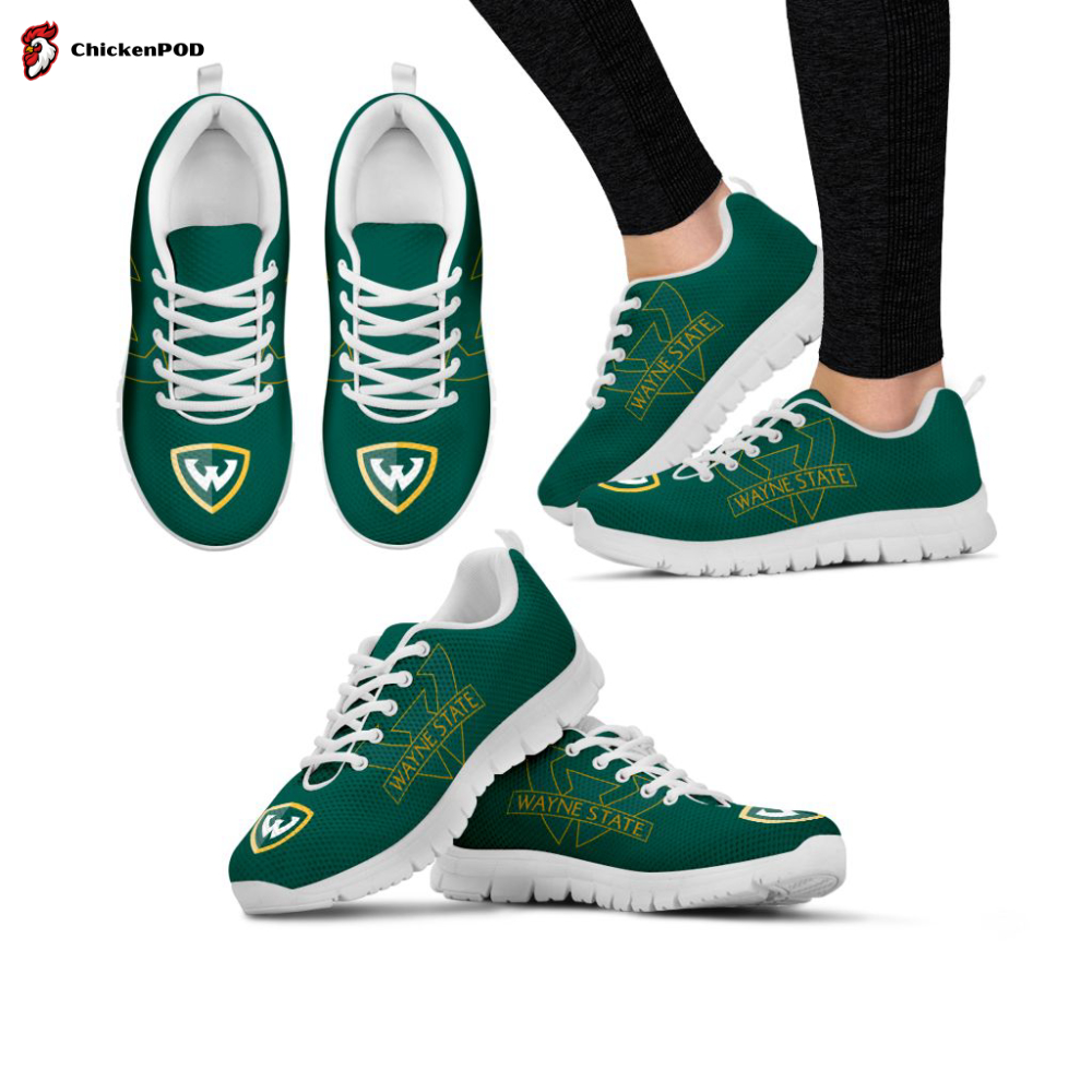 Wayne State Warriors Unisex Running Shoes For Fans Gifts