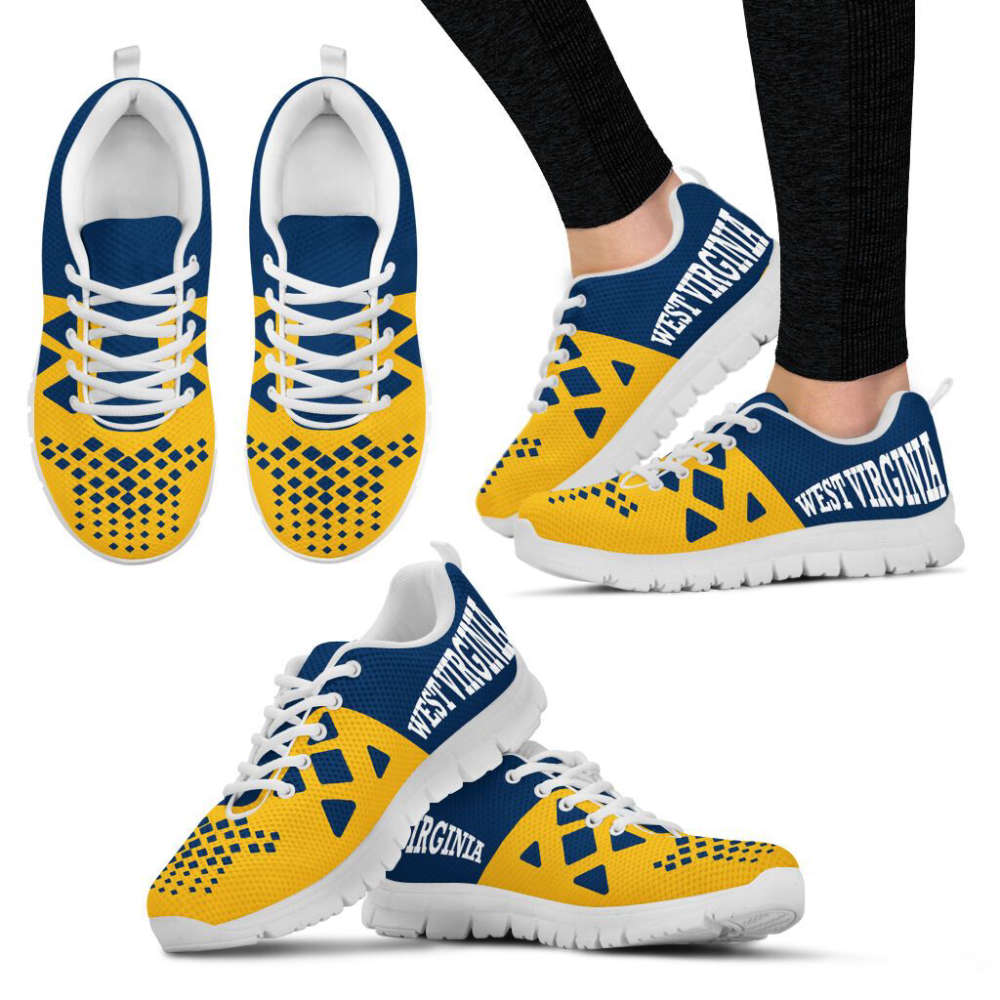 West Virginia Mountaineers Unisex Running Shoes For Fans Gifts