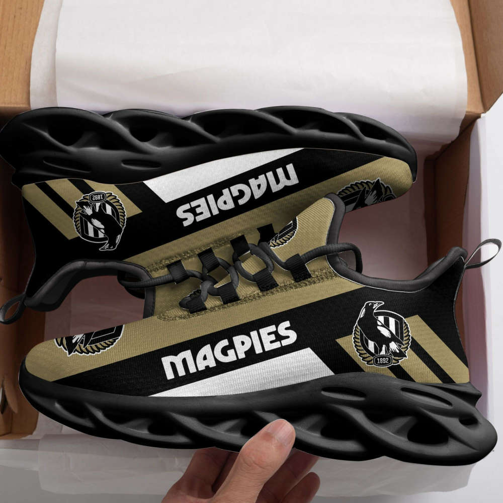 Collingwood Magpies Black Shoes Max Soul CH