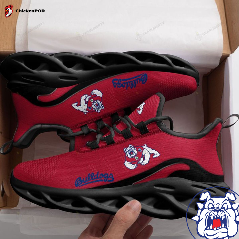 Fresno State Bulldogs 1 Max Soul Shoes For Fan Gifts For Fan Gifts G95