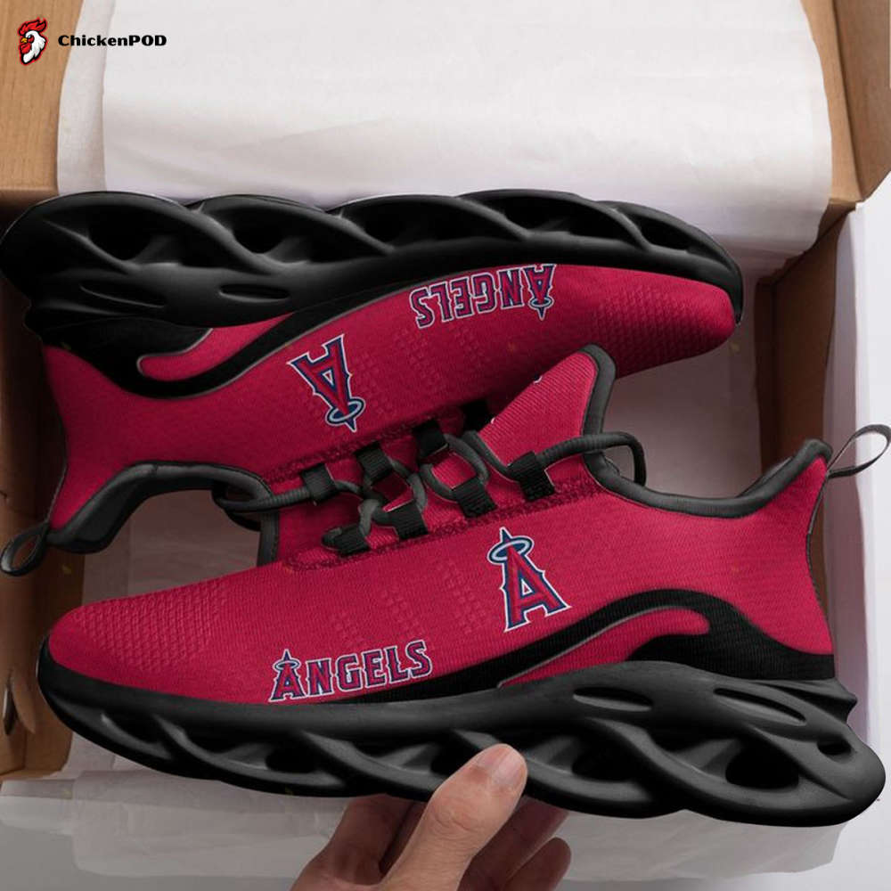 Los Angeles Angels Black Shoes Max Soul CH (Copy)